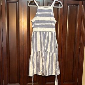 Dizzy Lizzy Striped Blue and White dress